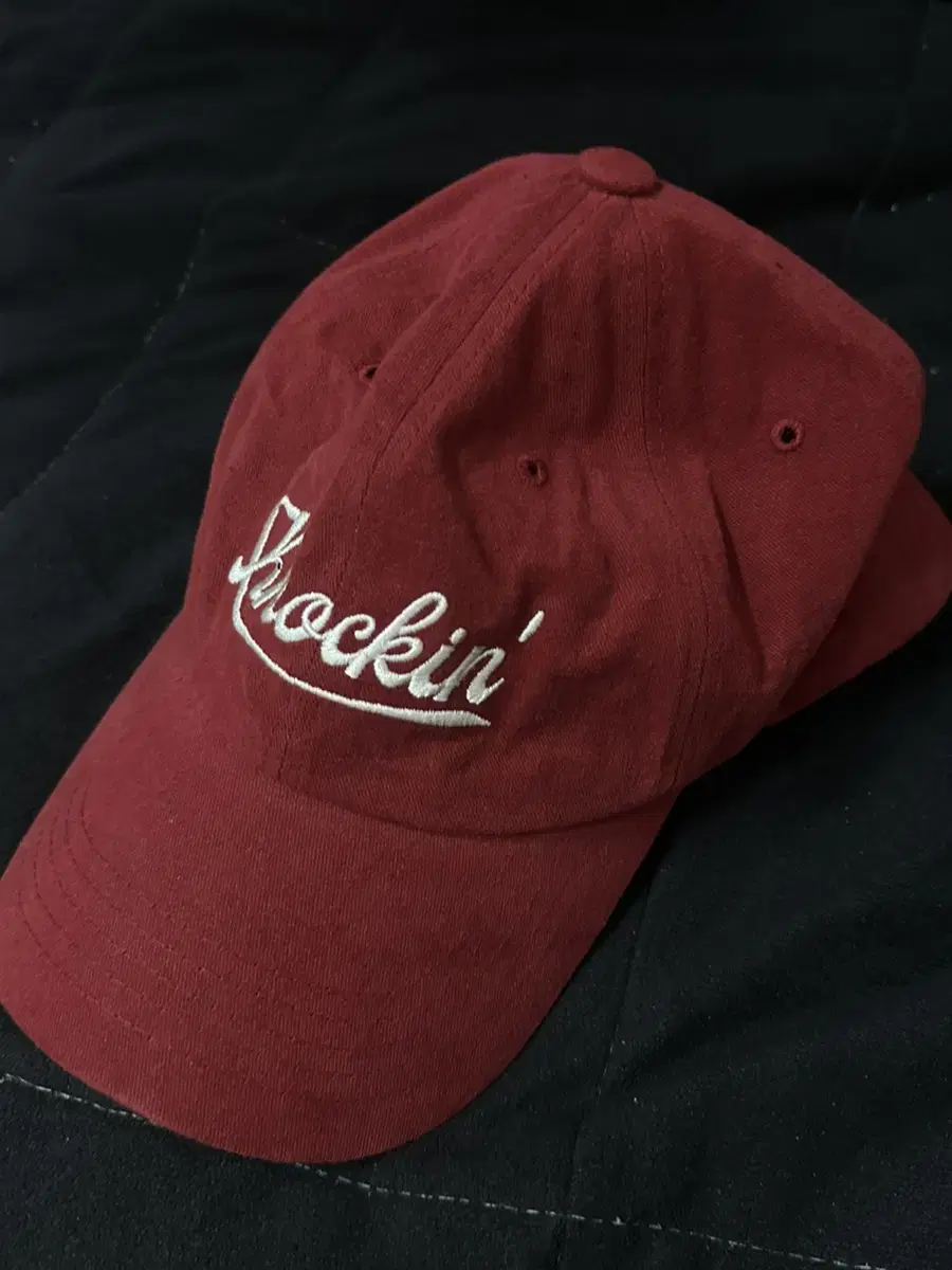 오가프 Knockin Logo B.B Cap Burgundy 버건디 볼캡